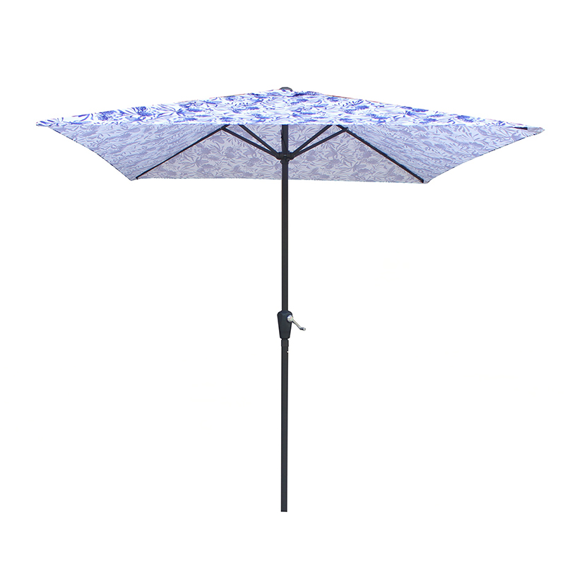 Oțel pătrat umbrelă de grădină floare GP1917